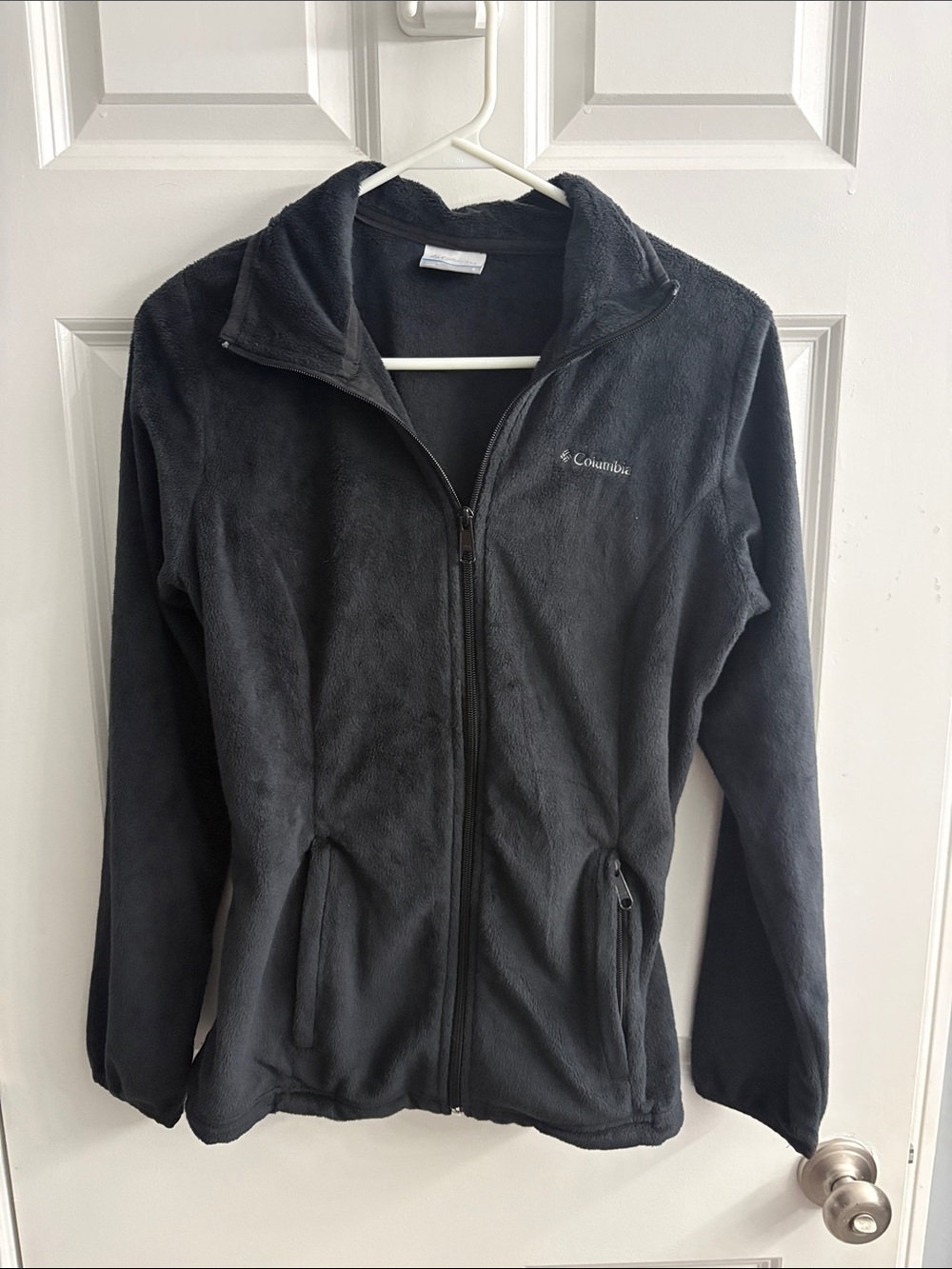 Columbia Black Women's Full-Zip Teddy Jacket